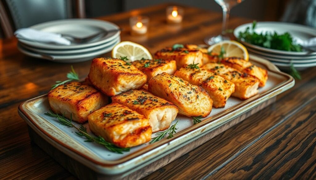 baked salmon bites