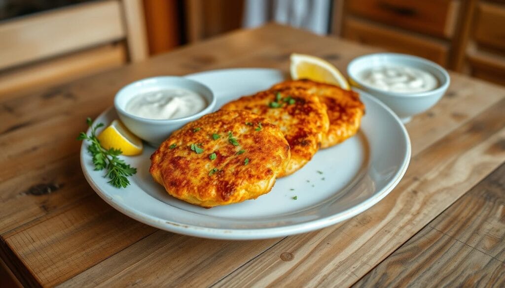 crispy salmon cakes