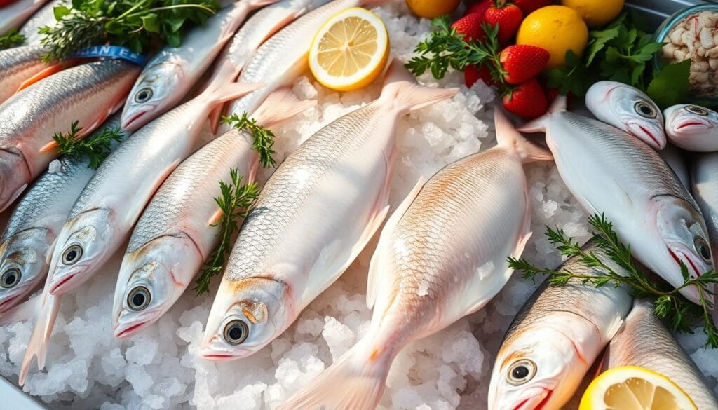 fresh white fish