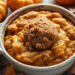 pumpkin dump cake wth spice cake mix