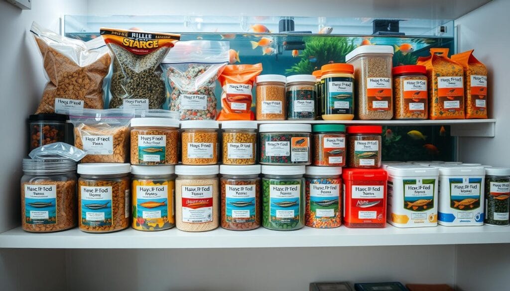 fish food storage