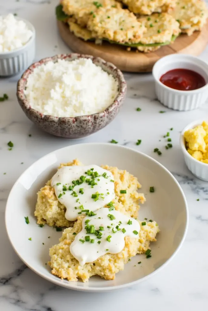  Golden Brown Crab Cakes with Remoulade and Vegetables